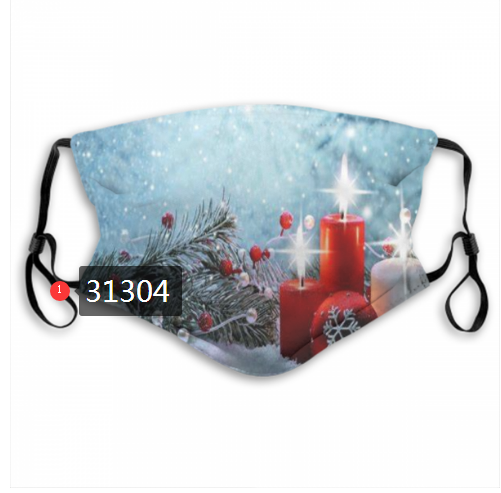 2020 Merry Christmas Dust mask with filter 119